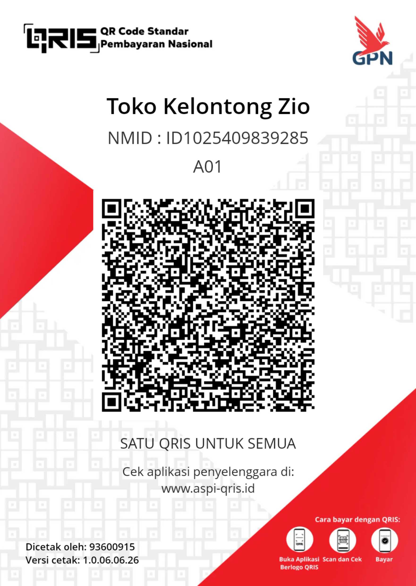 QRIS QR Code